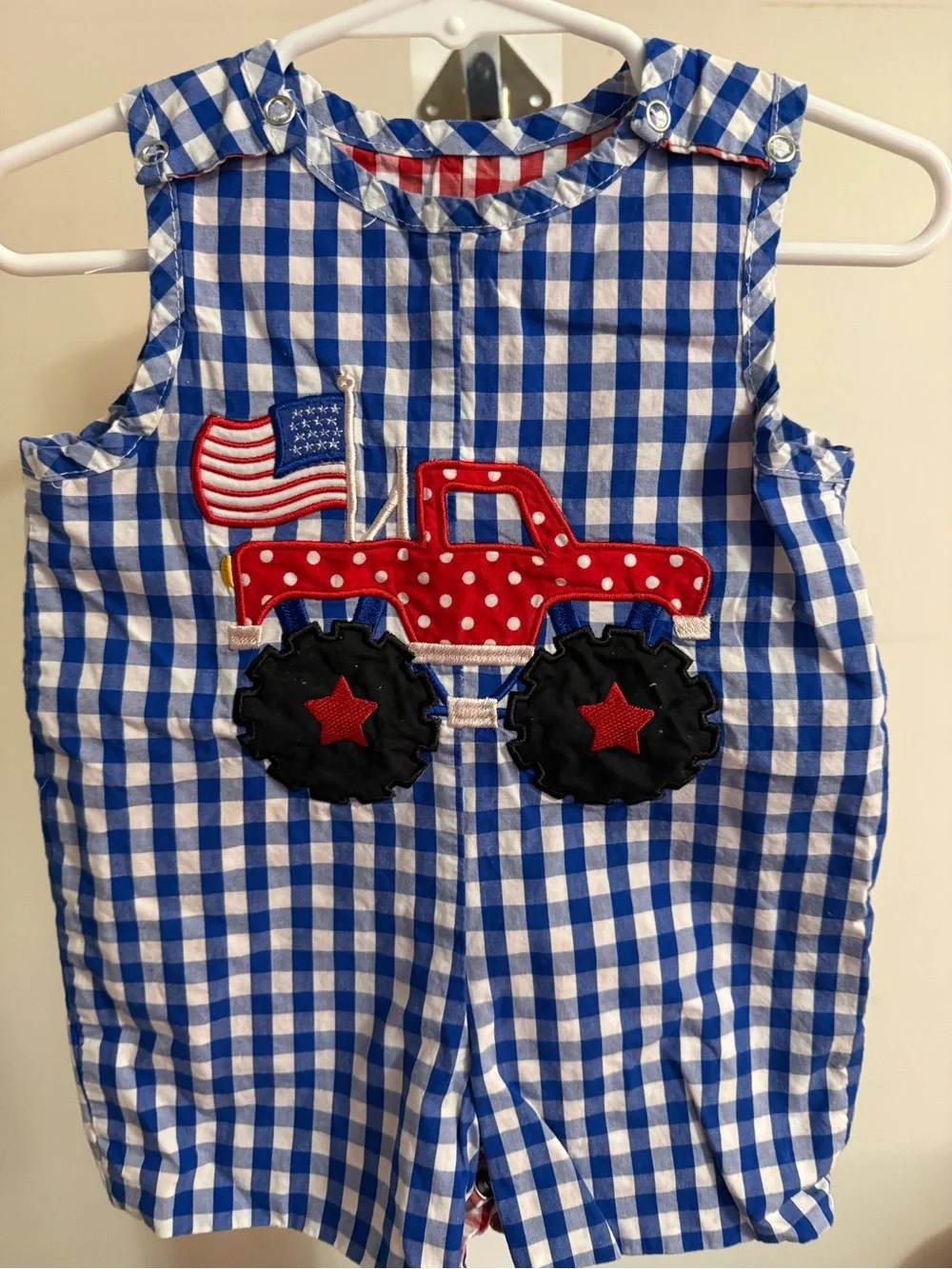 New Reversible Gingham Jon Jon